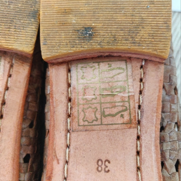Brown Italian Woven Mocasins, Extremely Soft Genuine Leather 🇮🇹 - Picture 4 of 5